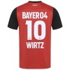 Conjunto (Camiseta+Pantalón Corto) Bayer 04 Leverkusen Florian Wirtz 10 Primera Equipación 2024-25 - Niño